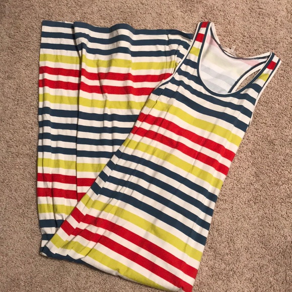 Striped Maxi Dress - Picture 1 of 2
